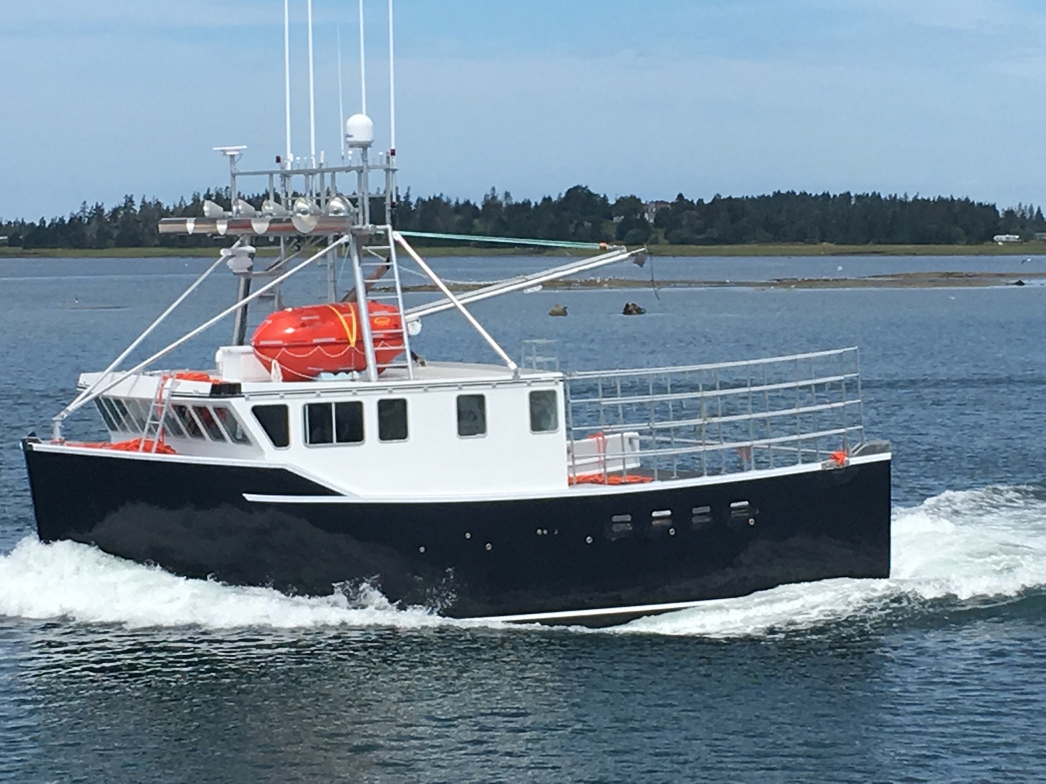 Hummerboot angetrieben von Cummins