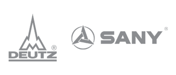 Duetz- und Sany-Logos.