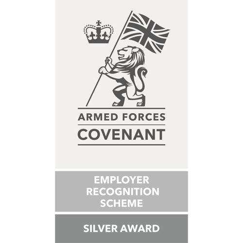 Armed Forces Covenant Silver Award (Silberne Auszeichnung des Militärbündnisses)