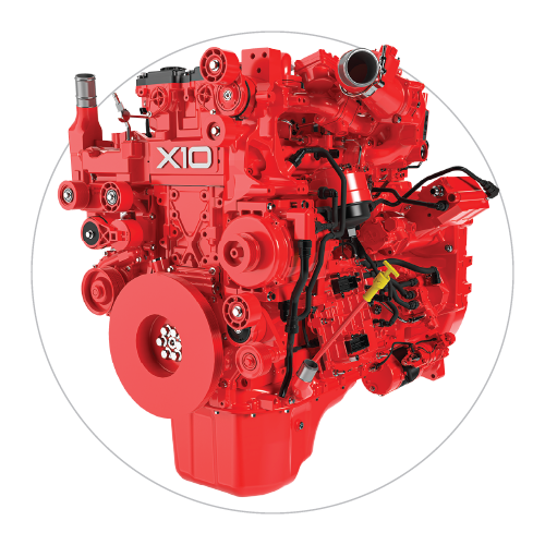 X10-Motor für Berufskraftwagen