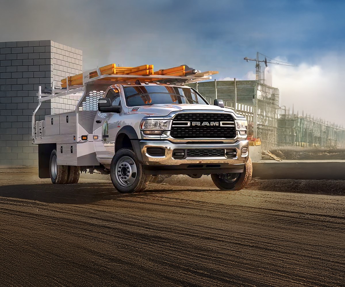Ram Truck auf der Baustelle