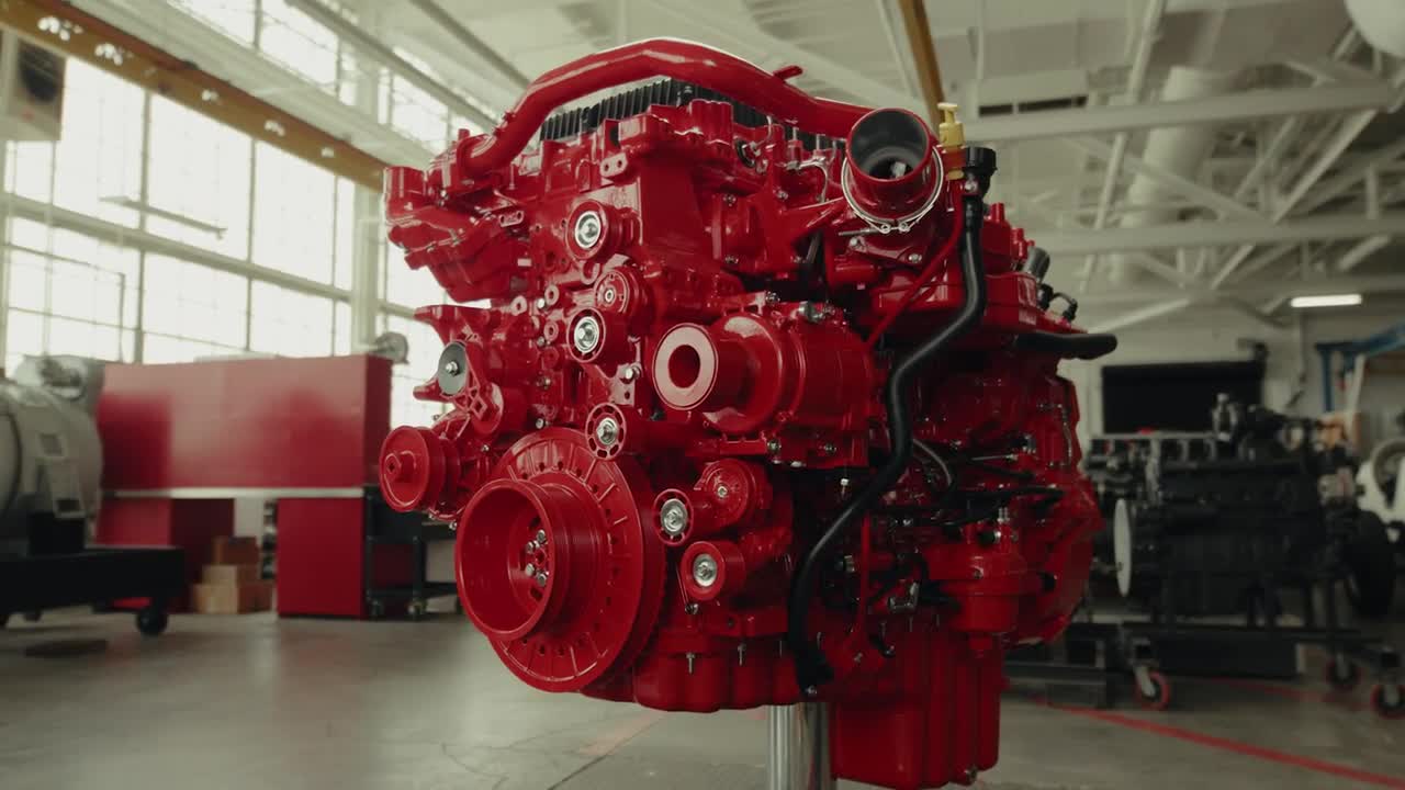 2027 X15 Motor in der Mitte eines Raumes