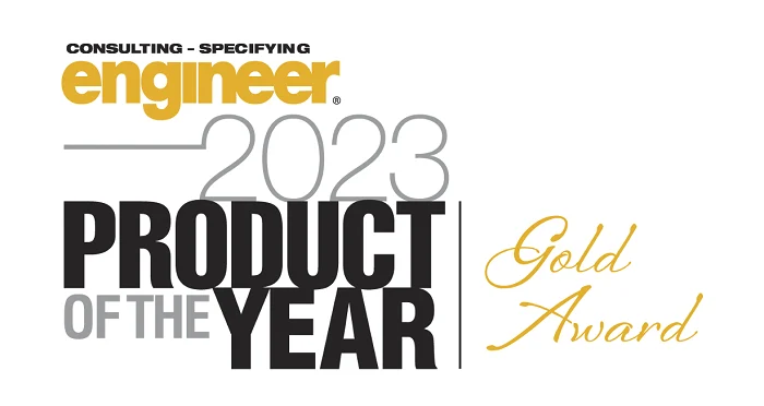 Consulting Specifying Engineer Magazine Gold Award für Produkt des Jahres 2023