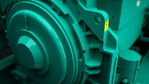QSK 60 Generator aus nächster Nähe