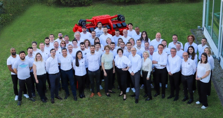 Das Team von Cummins France