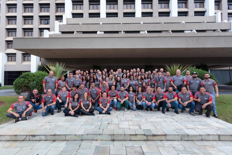 Etwa 90 Mitarbeiter haben an der Veranstaltung „Synergy is Power" in São Paulo teilgenommen