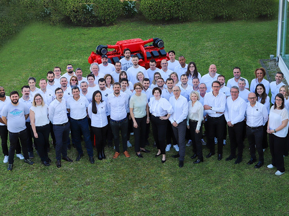 Das Team von Cummins France
