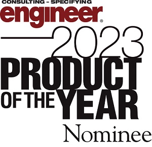 Nominiert für das Produkt des Jahres 2023 bei der Abonnentenwahl der Zeitschrift „Consulting Specifying Engineer“