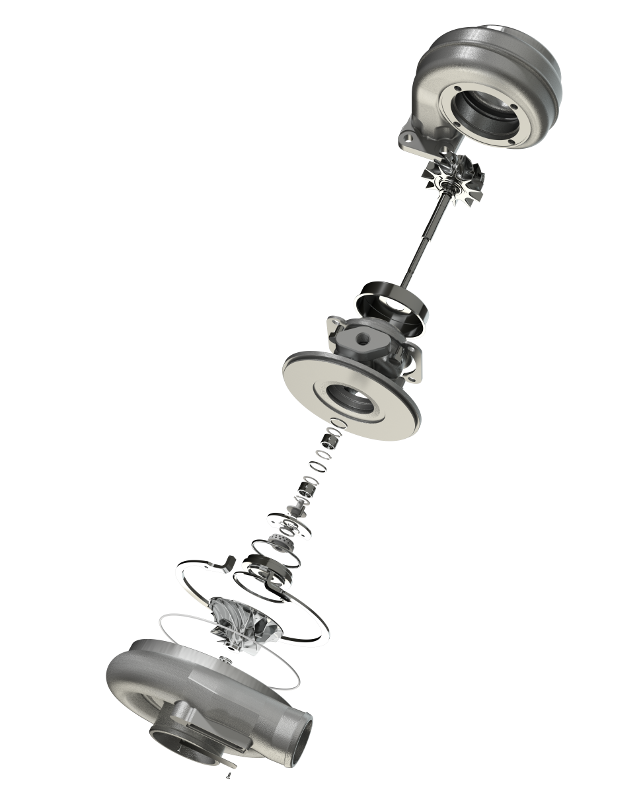 Diagrama del turbocompresor Holset original