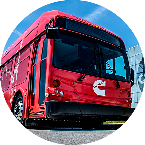 Autobús con batería Cummins