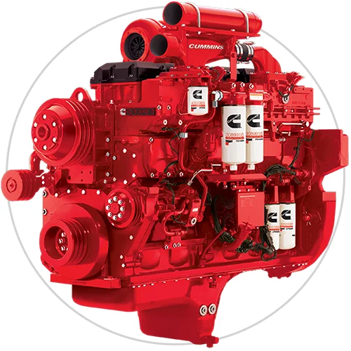 representación del motor QSK23