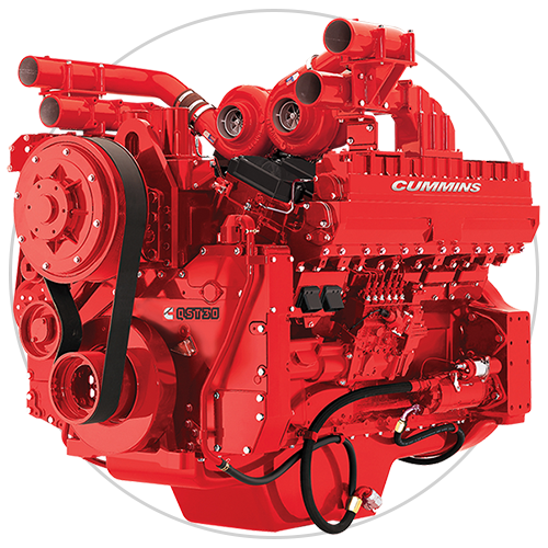 representación del motor qst30