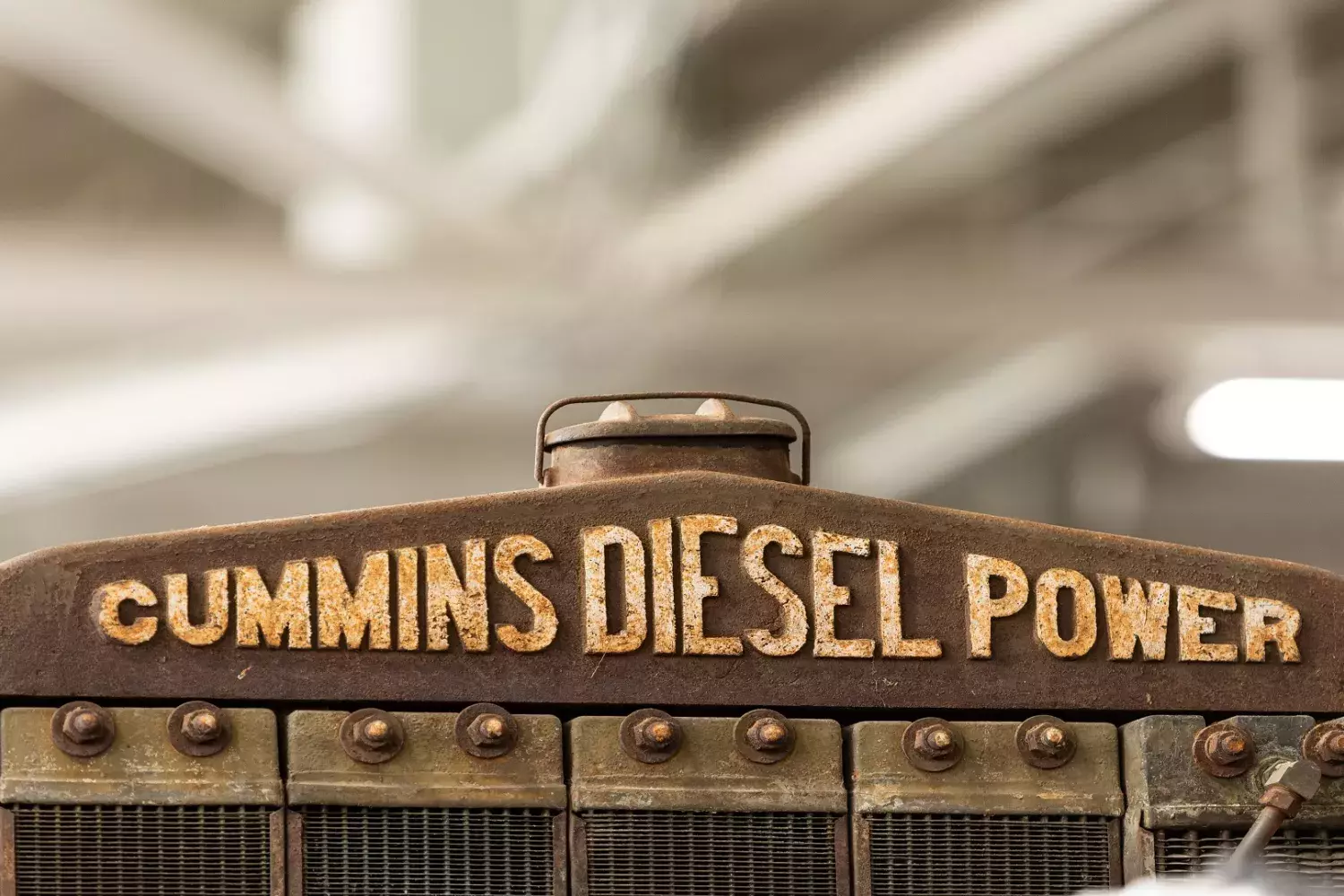 Antiguo generador diésel Cummins