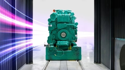 Sistema de energía ecológico Cummins en acción