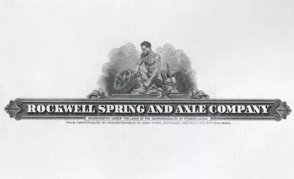 Logotipo de Rockwell Spring and Axle