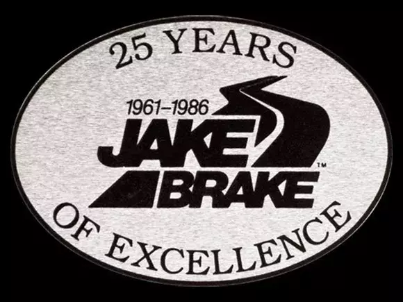 Insignia del 25º aniversario de Jake Brake