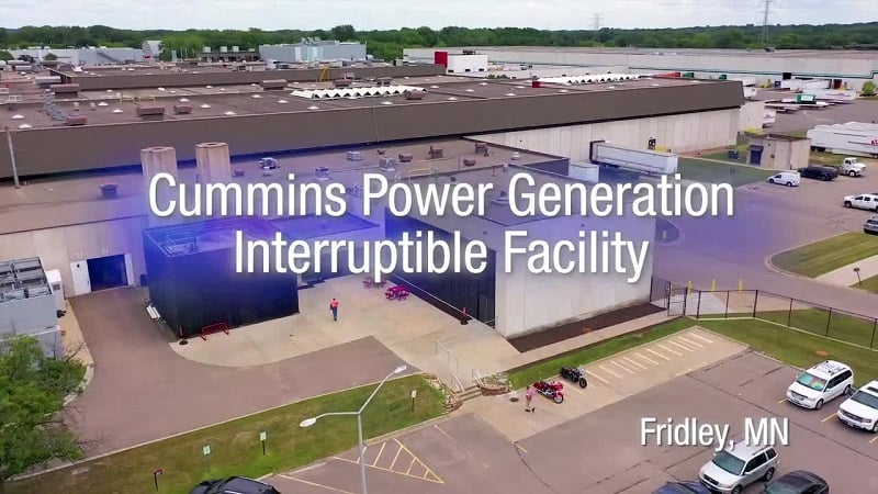 Video de instalación interrumpible de generación de energía de Cummins