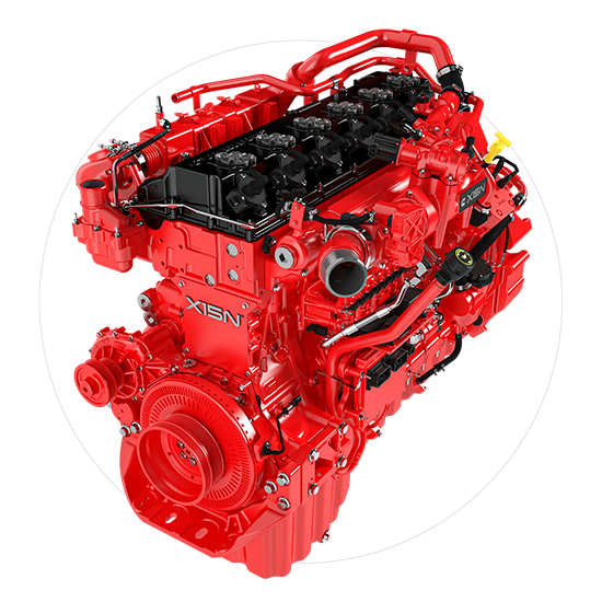 Representación del producto del motor a gas natural X15 de Cummins
