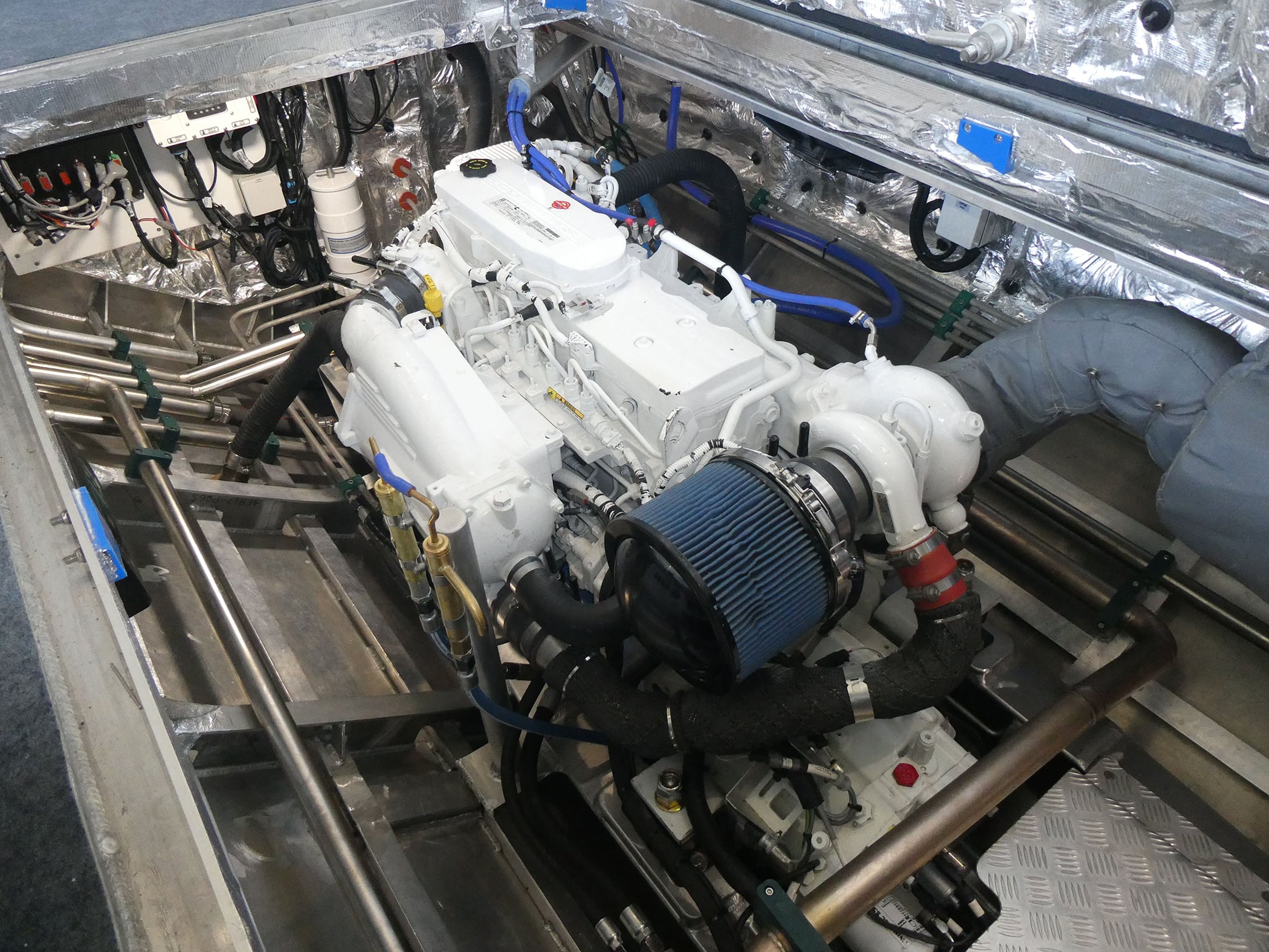 L’un des deux groupes moteurs principaux QSB6.7 de 184 kW de Cummins