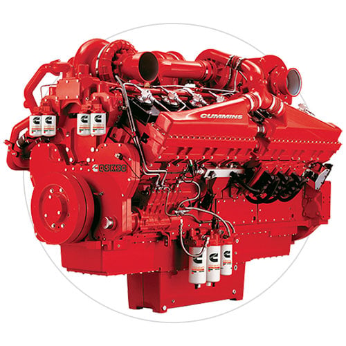 Moteur bicarburant QSK50