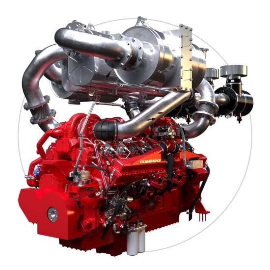 Moteur bicarburant Tier 4B