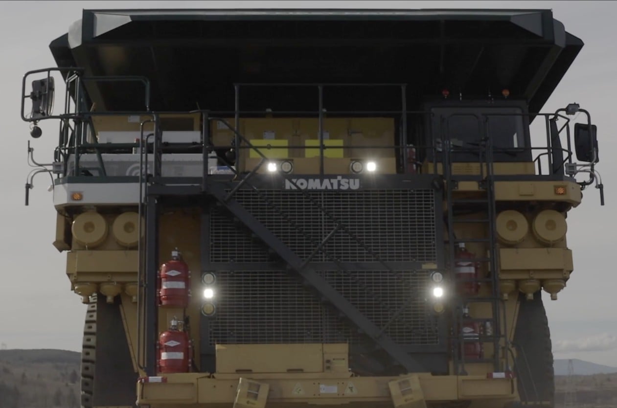 Gros engin minier Komatsu