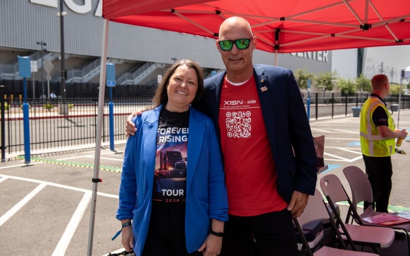 Visiteurs en dehors de la tournée Forever Rising à Las Vegas