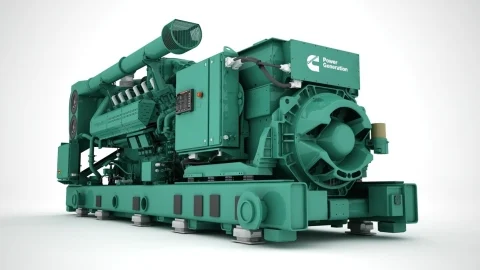 Groupe électrogène au gaz naturel