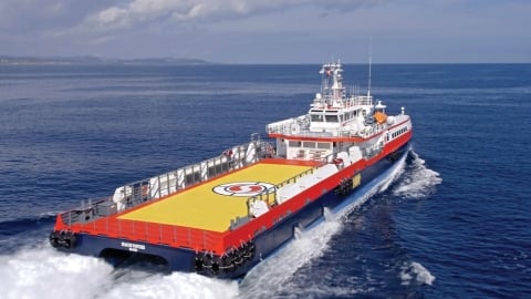 Catamaran à grande vitesse