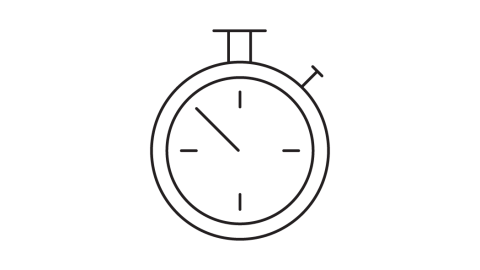 icône de chronomètre