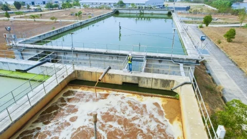Usine de traitement des eaux usées