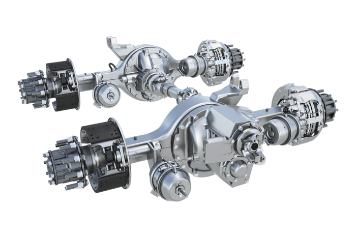 Essieu arrière moteur tandem