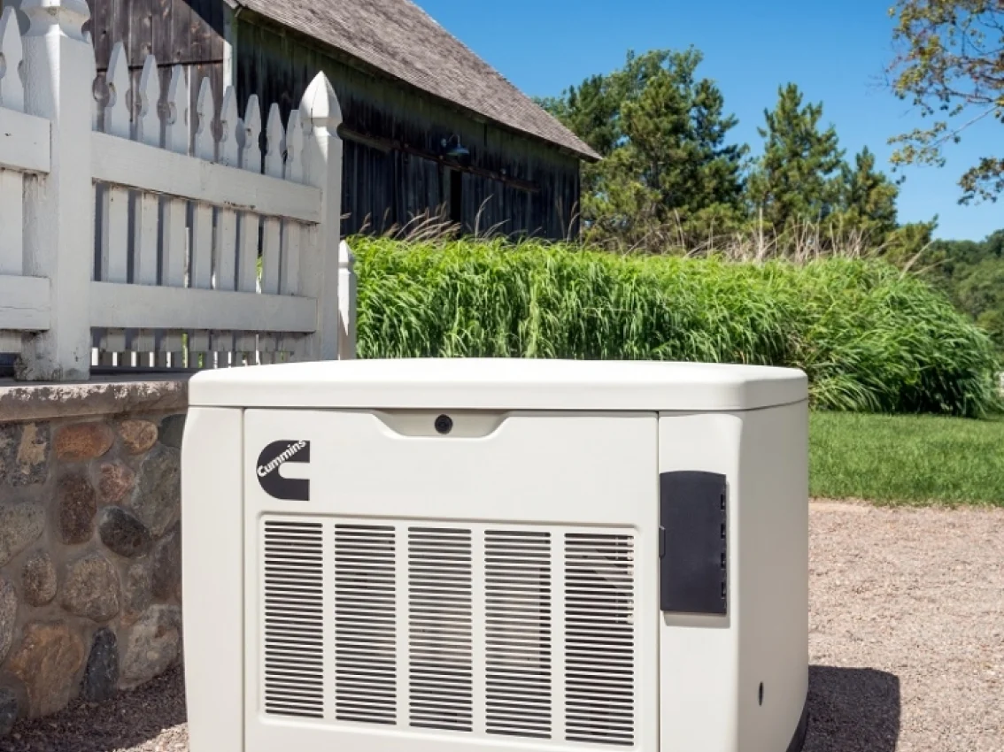 Groupe électrogène domestique installé