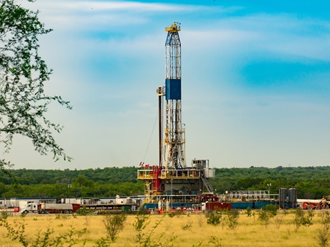 Forage d’une plate-forme pétrolière