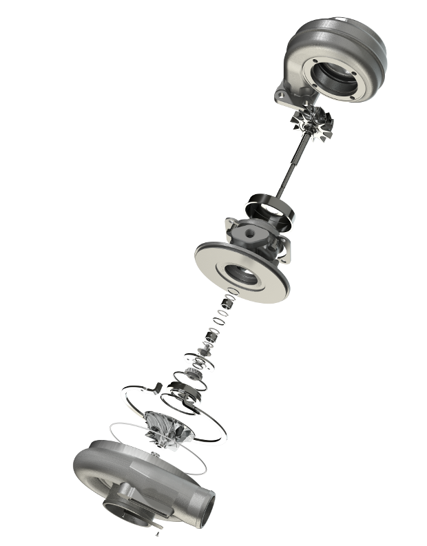 Schéma du turbocompresseur Holset d’origine