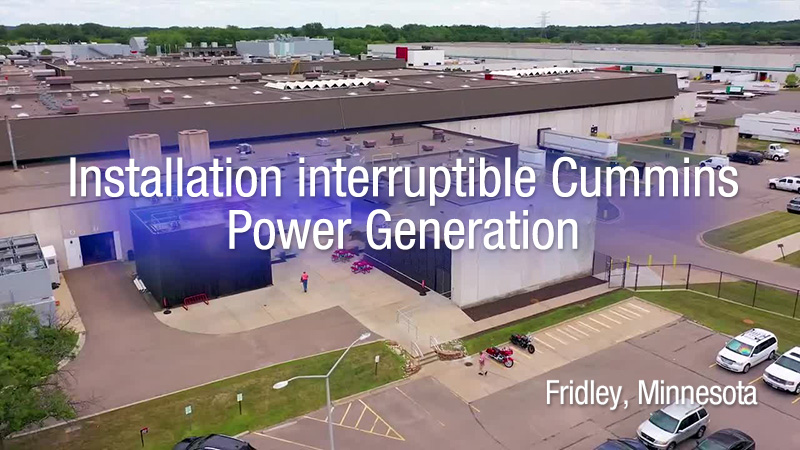 Vidéo de l’installation interruptible de Cummins Power Generation