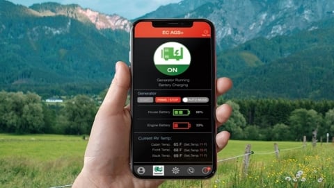 Démarrage automatique du groupe électrogène sur un appareil mobile