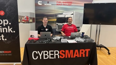stand du roadshow sur la cybersécurité