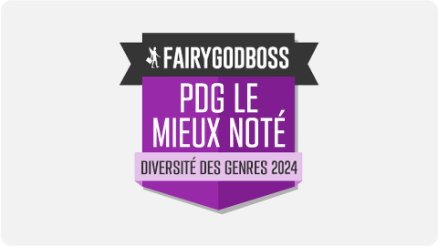 A reçu le prix Fairygodboss 2024 du meilleur PDG