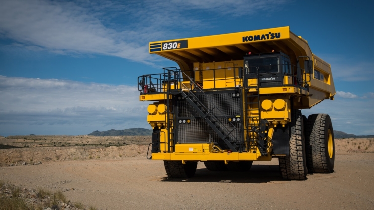 Camion d'exploitation minière Komatsu