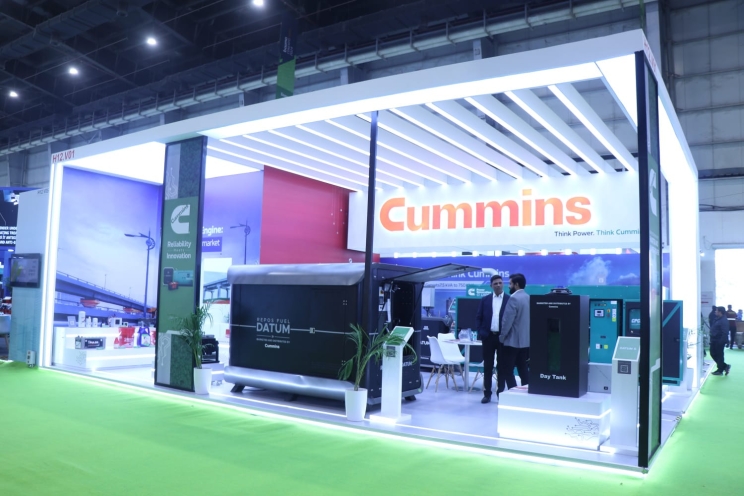 Stand de Cummins India au stand de bauma ConExpo 2024