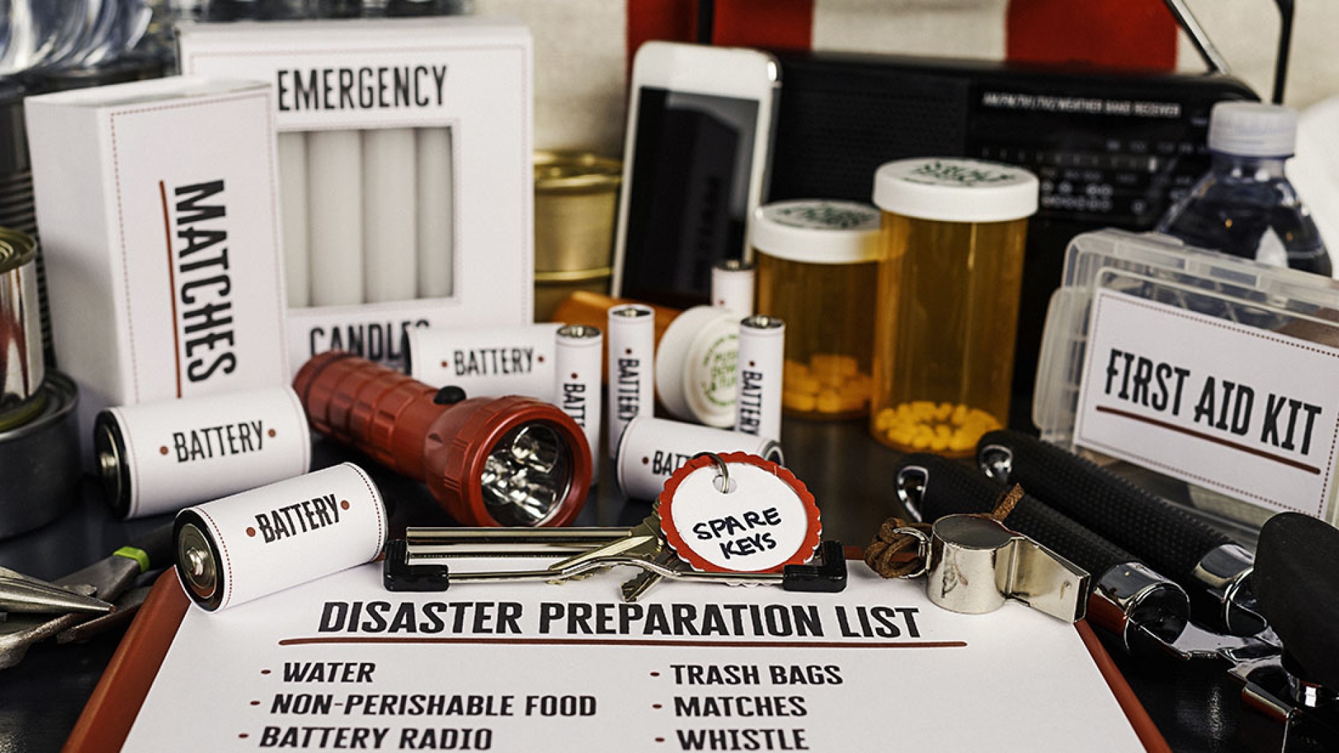 Liste de vérification pour la préparation aux catastrophes