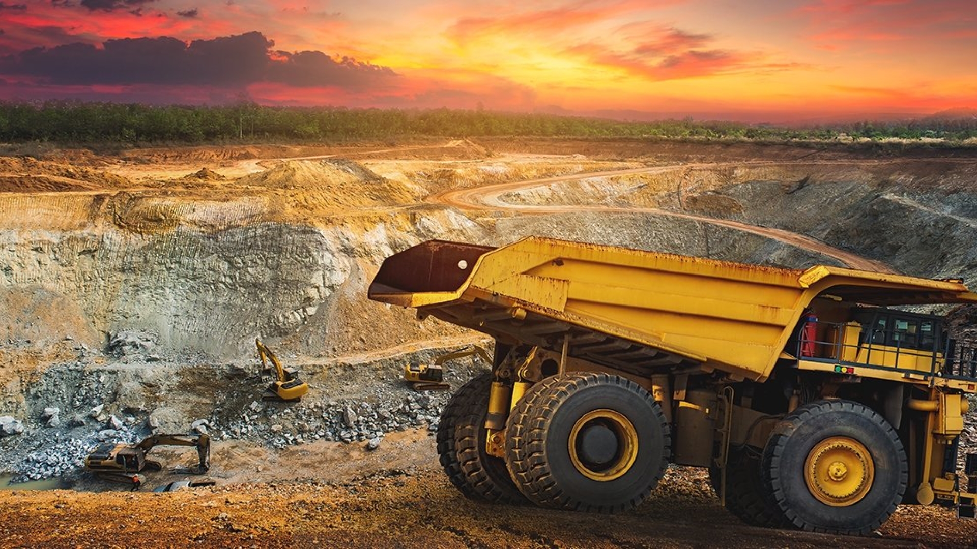 Mining quarry