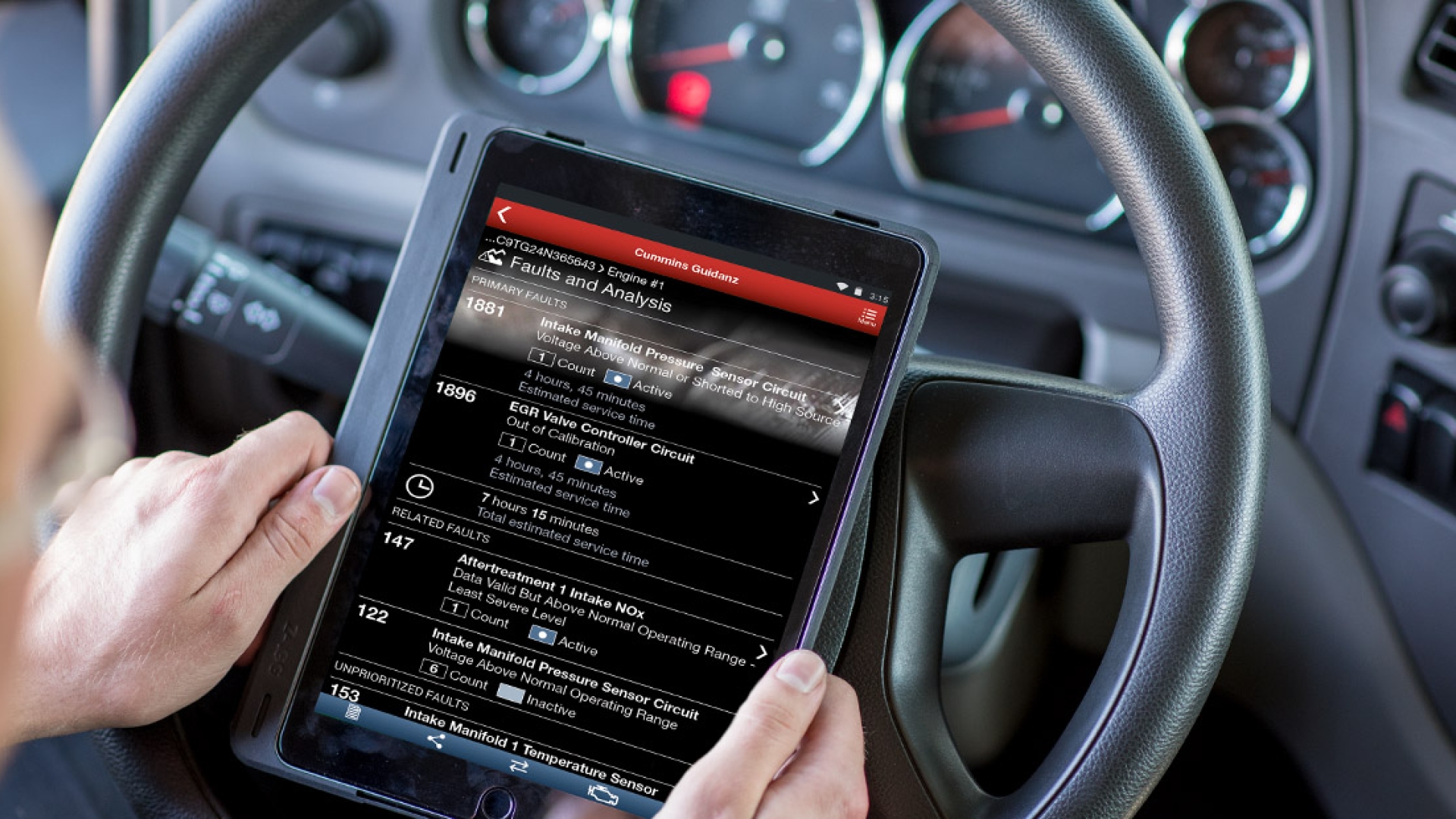 Guidanz s’affiche sur une tablette