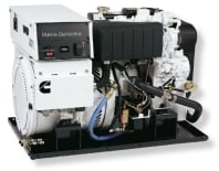 Groupe électrogène marin économiseur d'espace QD 7/9 kW