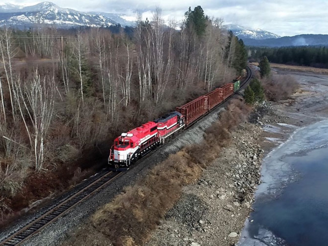 Train motorisé Cummins sur chemin de fer Train motorisé Cummins sur chemin de fer