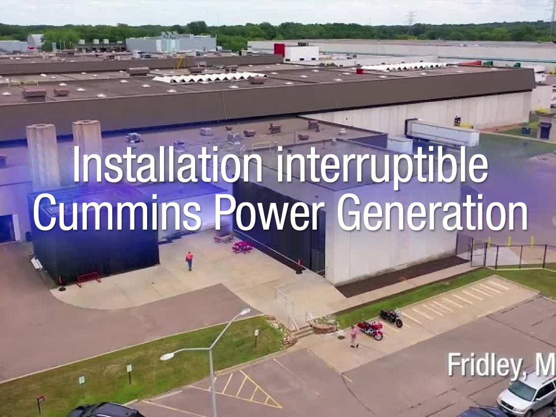 Vidéo de l’installation interruptible de Cummins Power Generation
