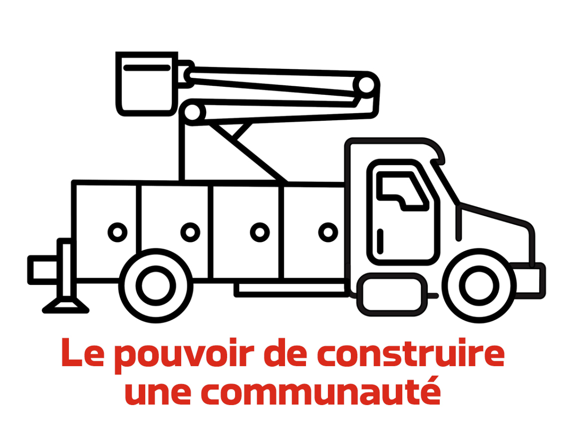 camion professionnel vectoriel