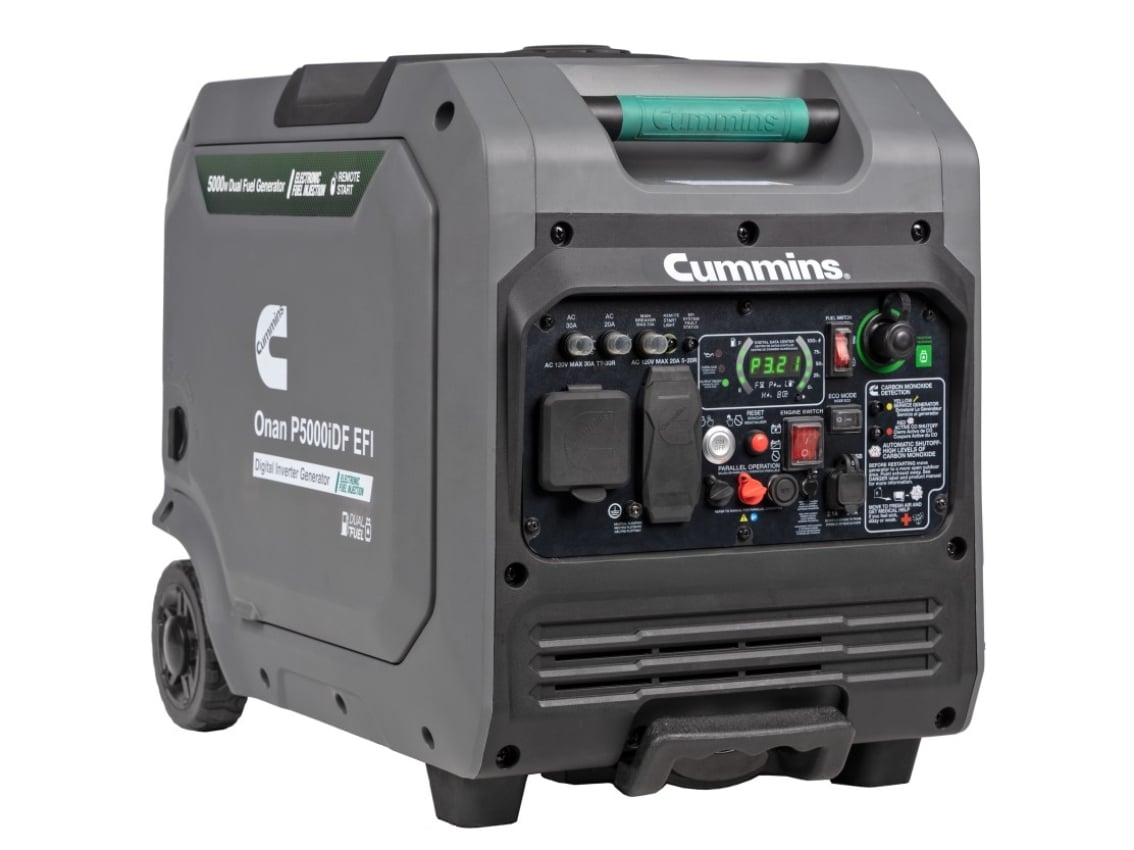 Onan P5000iDF EFI Groupe électrogène portable bicarburant