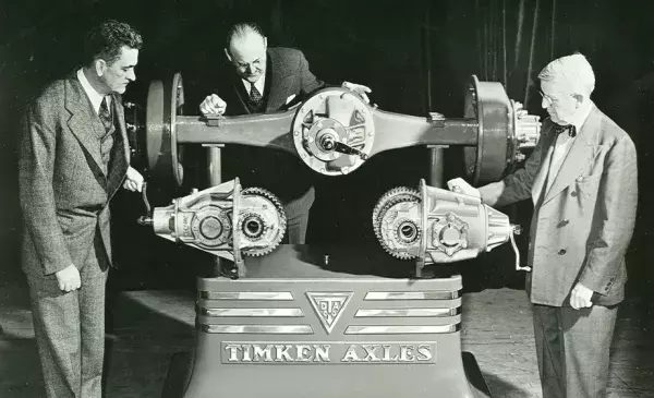 Essieux Timken à partir de 1909